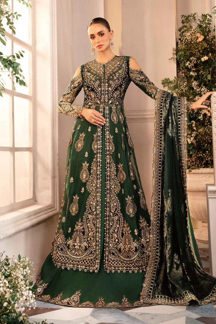 MARIA B__3 Piece Embroidered Organza Suit | BD-2904 - Aqsa Fabrics