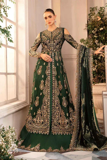 MARIA B__3 Piece Embroidered Organza Suit | BD-2904 - Aqsa Fabrics