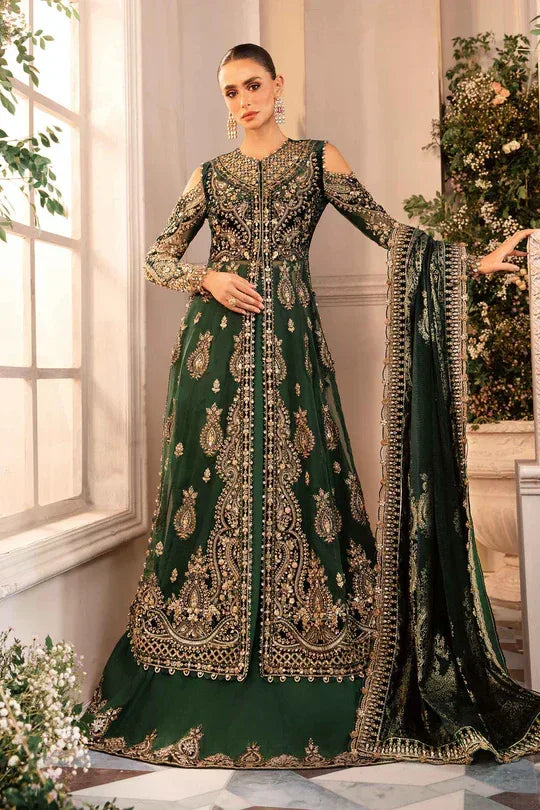 MARIA B__3 Piece Embroidered Organza Suit | BD-2904 - Aqsa Fabrics