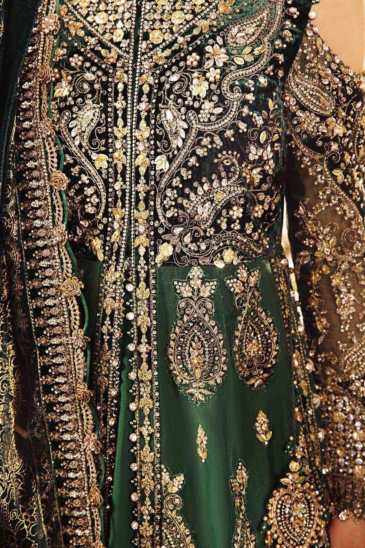 MARIA B__3 Piece Embroidered Organza Suit | BD-2904 - Aqsa Fabrics