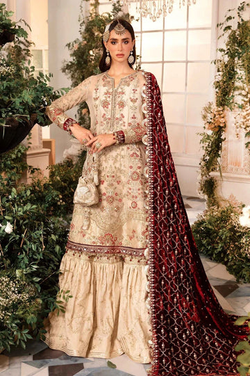 MARIA B__3 Piece Embroidered Organza Suit | BD-2905 - Aqsa Fabrics