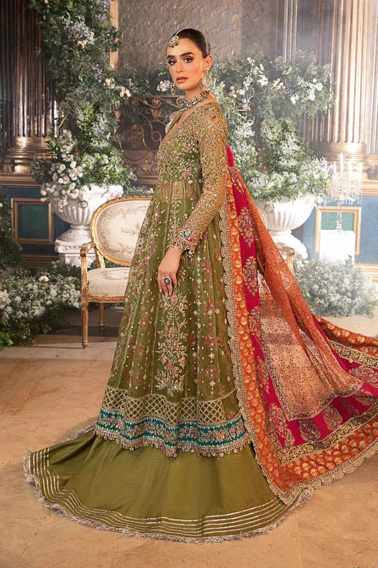 MARIA B__3 Piece Embroidered Organza Suit | BD-2906 - Aqsa Fabrics
