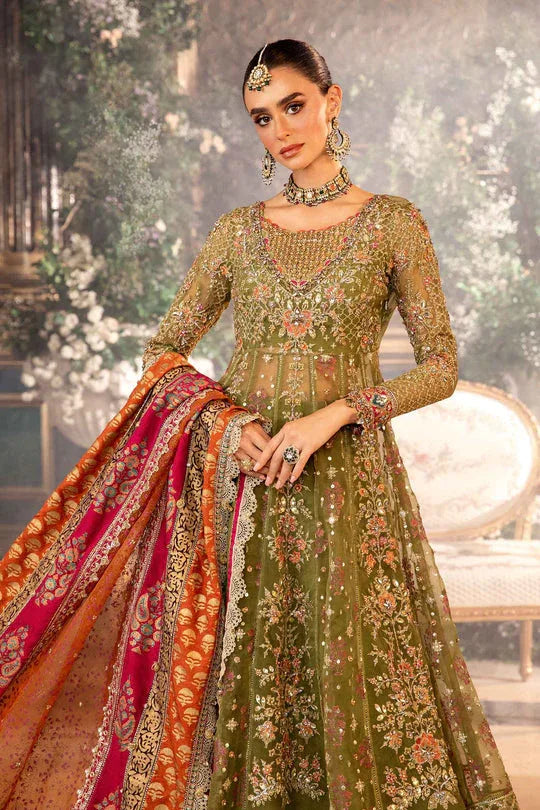 MARIA B__3 Piece Embroidered Organza Suit | BD-2906 - Aqsa Fabrics