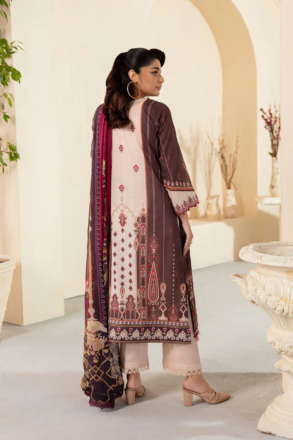 Ramsha | Mashaal Luxury Lawn | L-1309 - Aqsa Fabrics