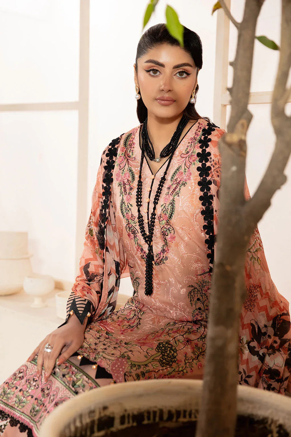 Ramsha | Mashaal Luxury Lawn | L-1311 - Aqsa Fabrics