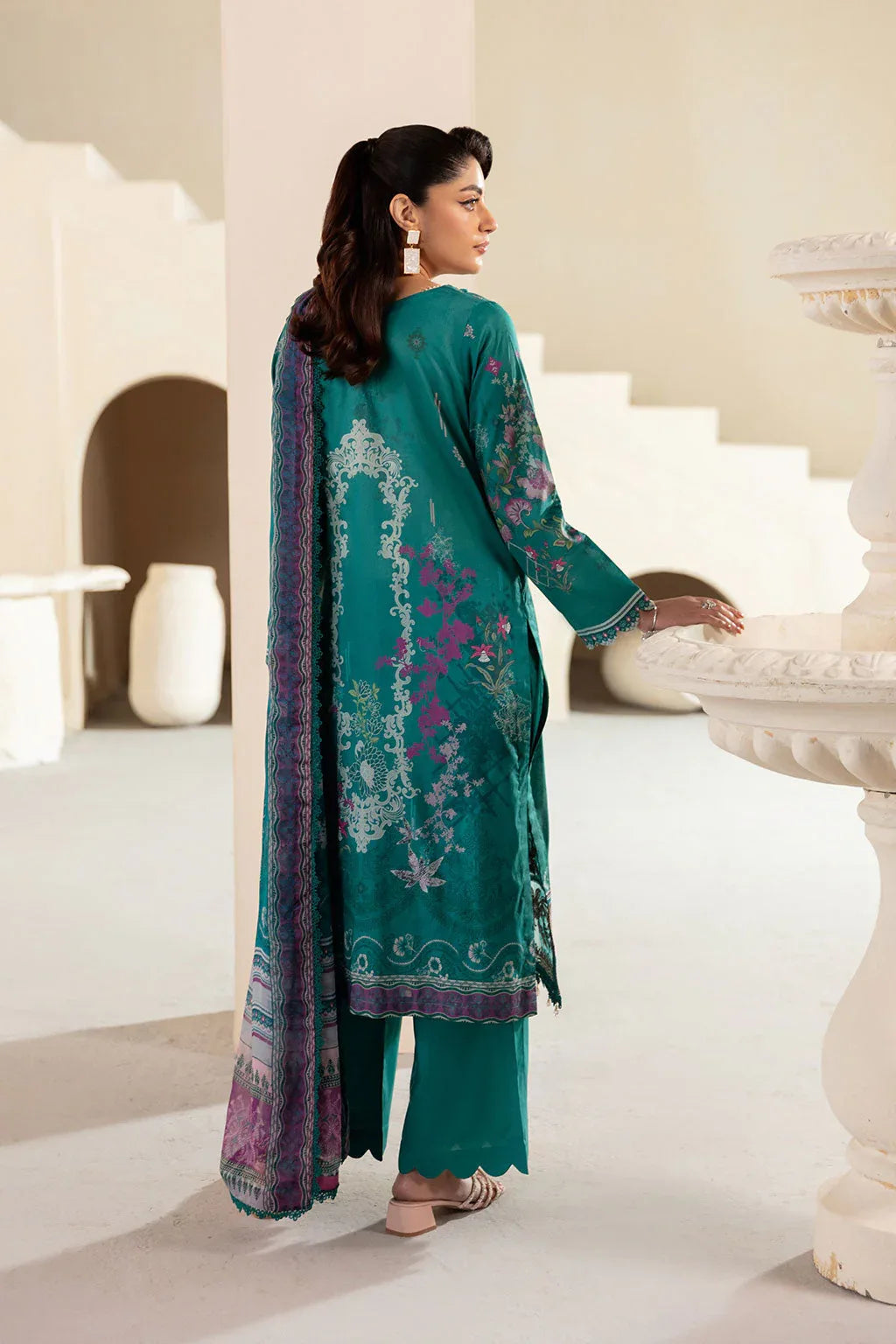Ramsha | Mashaal Luxury Lawn | L-1310 - Aqsa Fabrics
