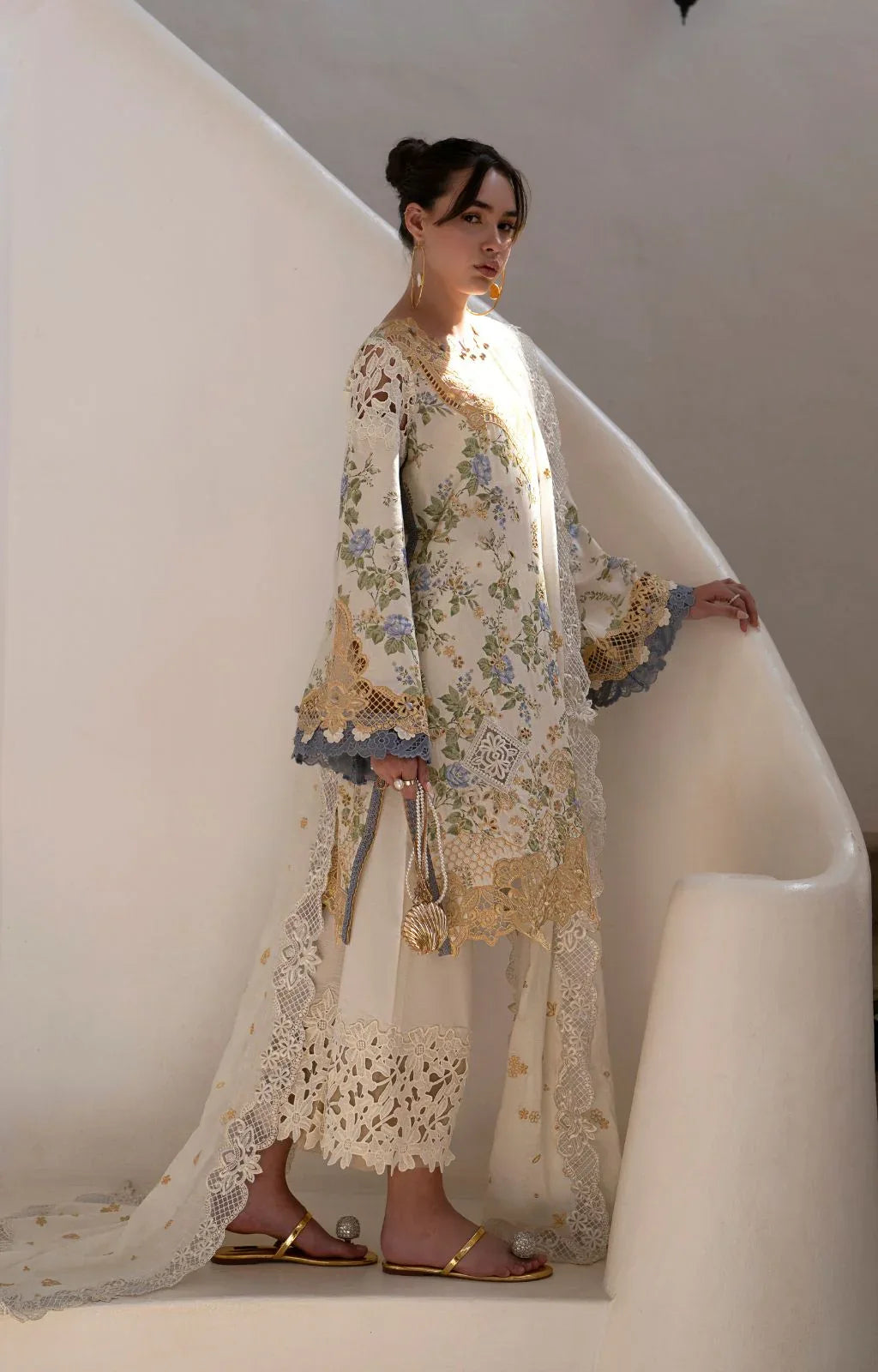 AJR Couture | Printakari Lawn 25 | Maze - Aqsa Fabrics