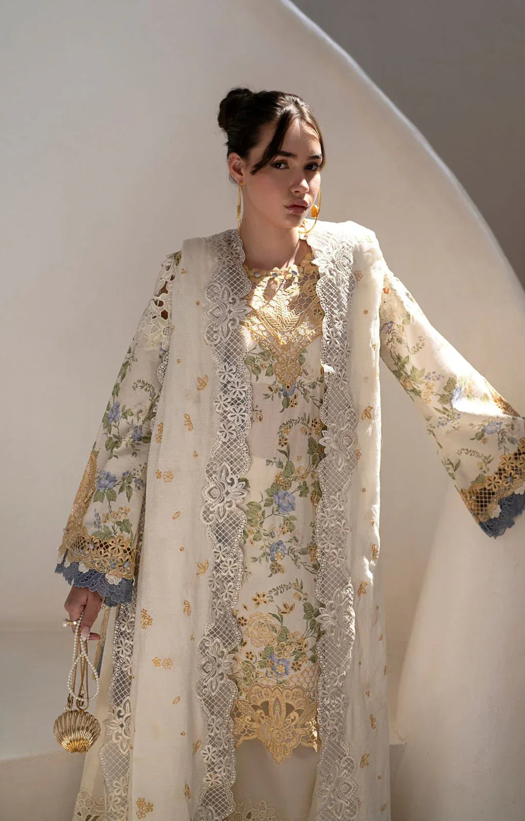 AJR Couture | Printakari Lawn 25 | Maze - Aqsa Fabrics