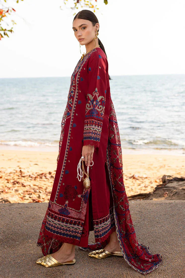 Marjjan | Fasana Lawn | MBL-07 A - Aqsa Fabrics