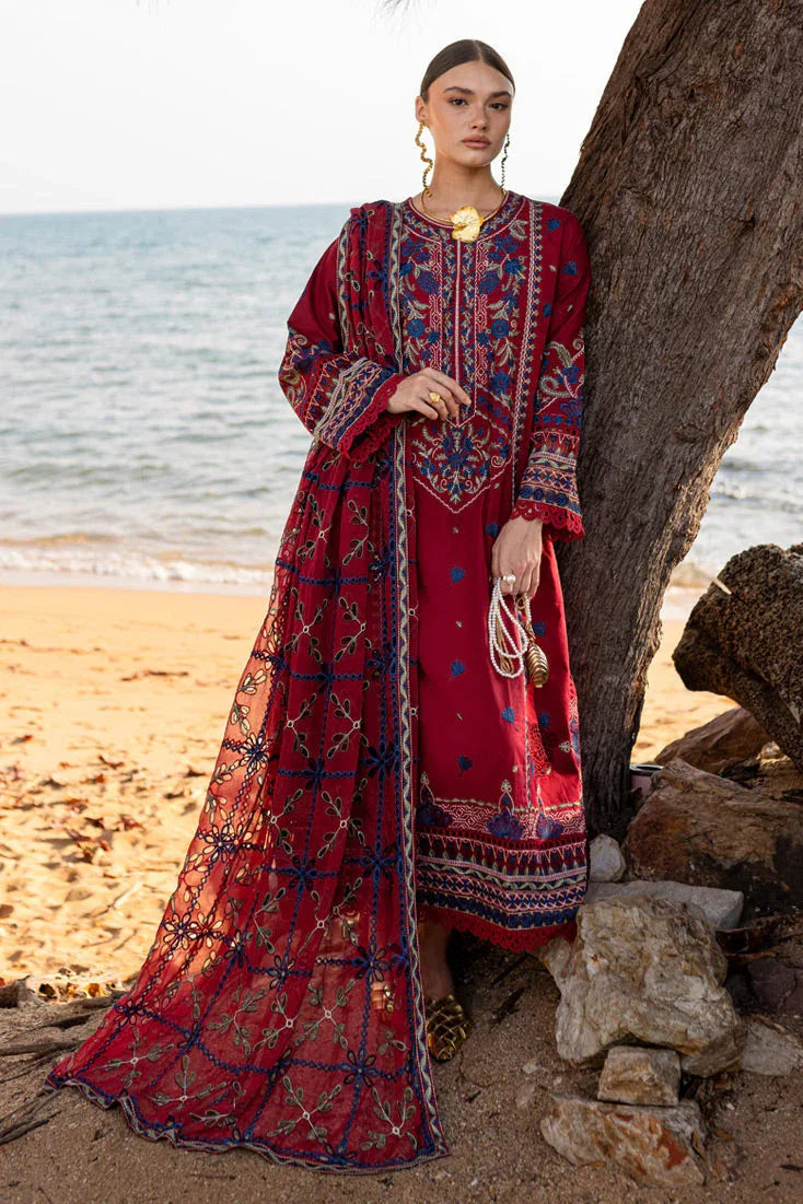 Marjjan | Fasana Lawn | MBL-07 A - Aqsa Fabrics