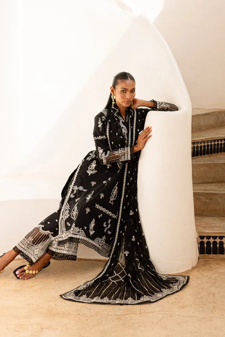 Marjjan | Fasana Lawn | MBL-10 A - Aqsa Fabrics