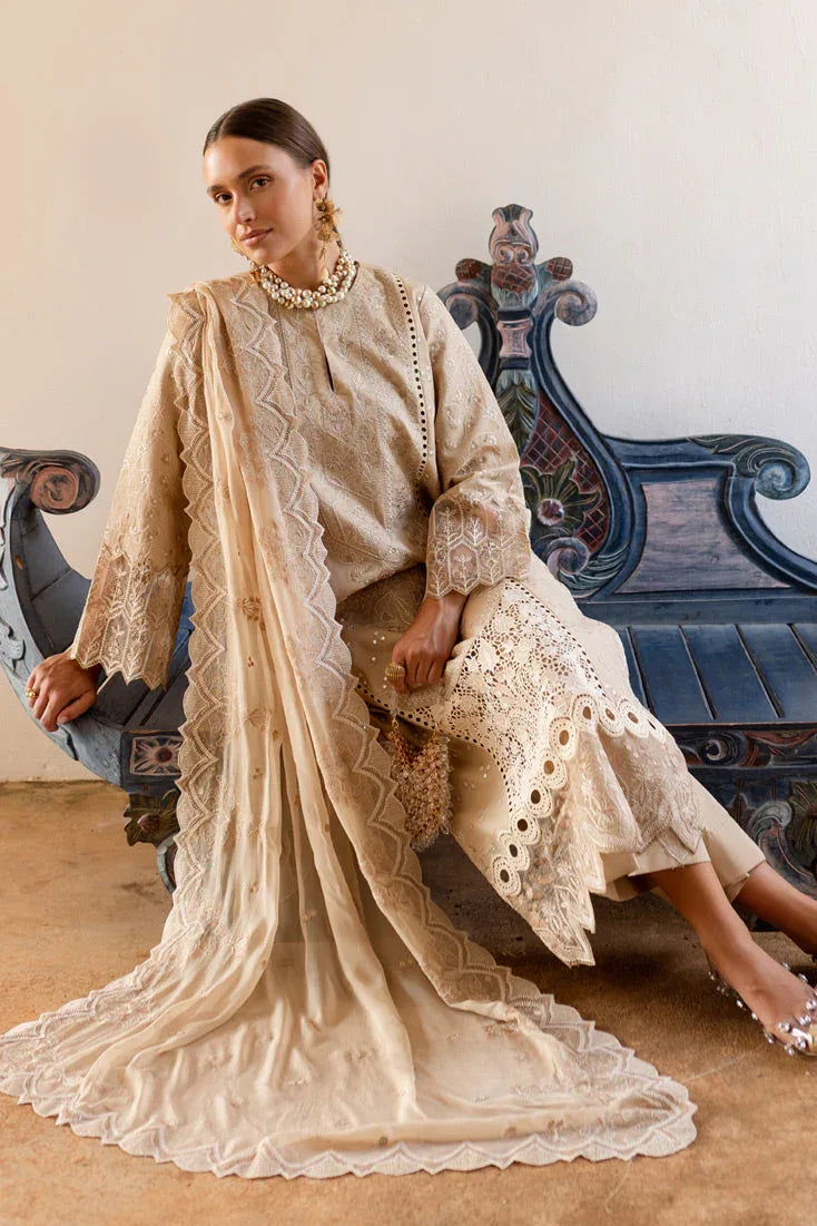 Marjjan | Fasana Lawn | MBL-12 A - Aqsa Fabrics
