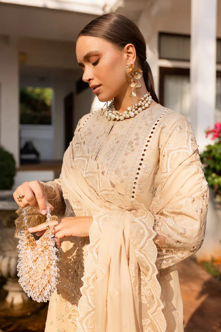 Marjjan | Fasana Lawn | MBL-12 A - Aqsa Fabrics