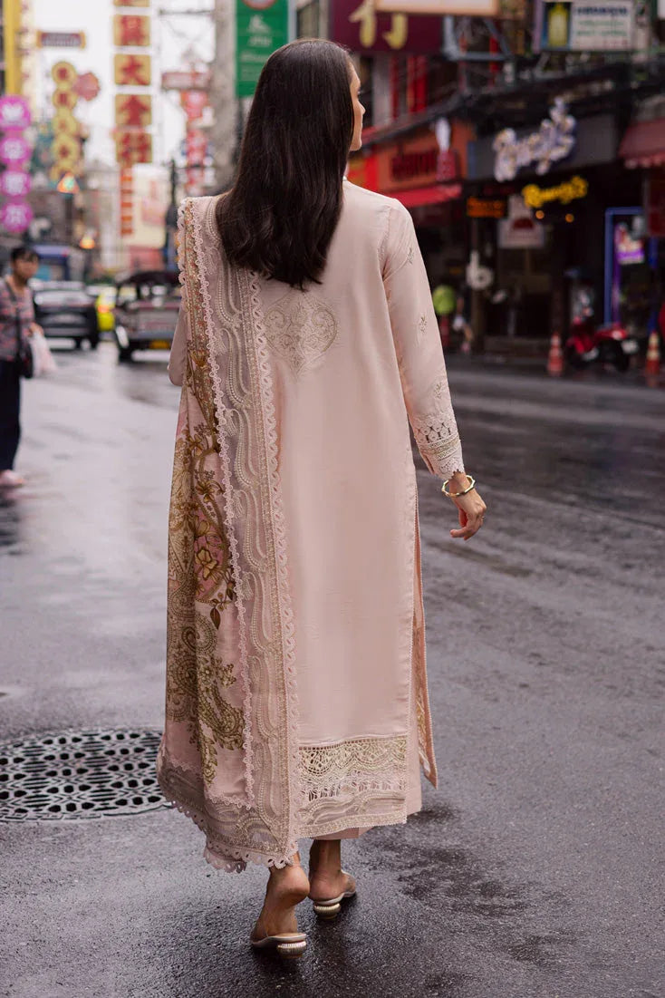 Marjjan | Carnation Lawn | MBL-15 A (PINK) - Aqsa Fabrics