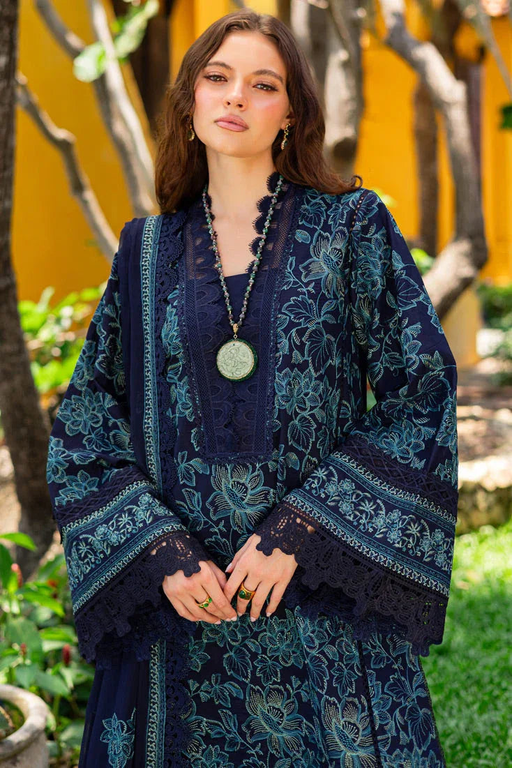 Marjjan | Seraya Lawn 25 | MBL- 23 A - Aqsa Fabrics
