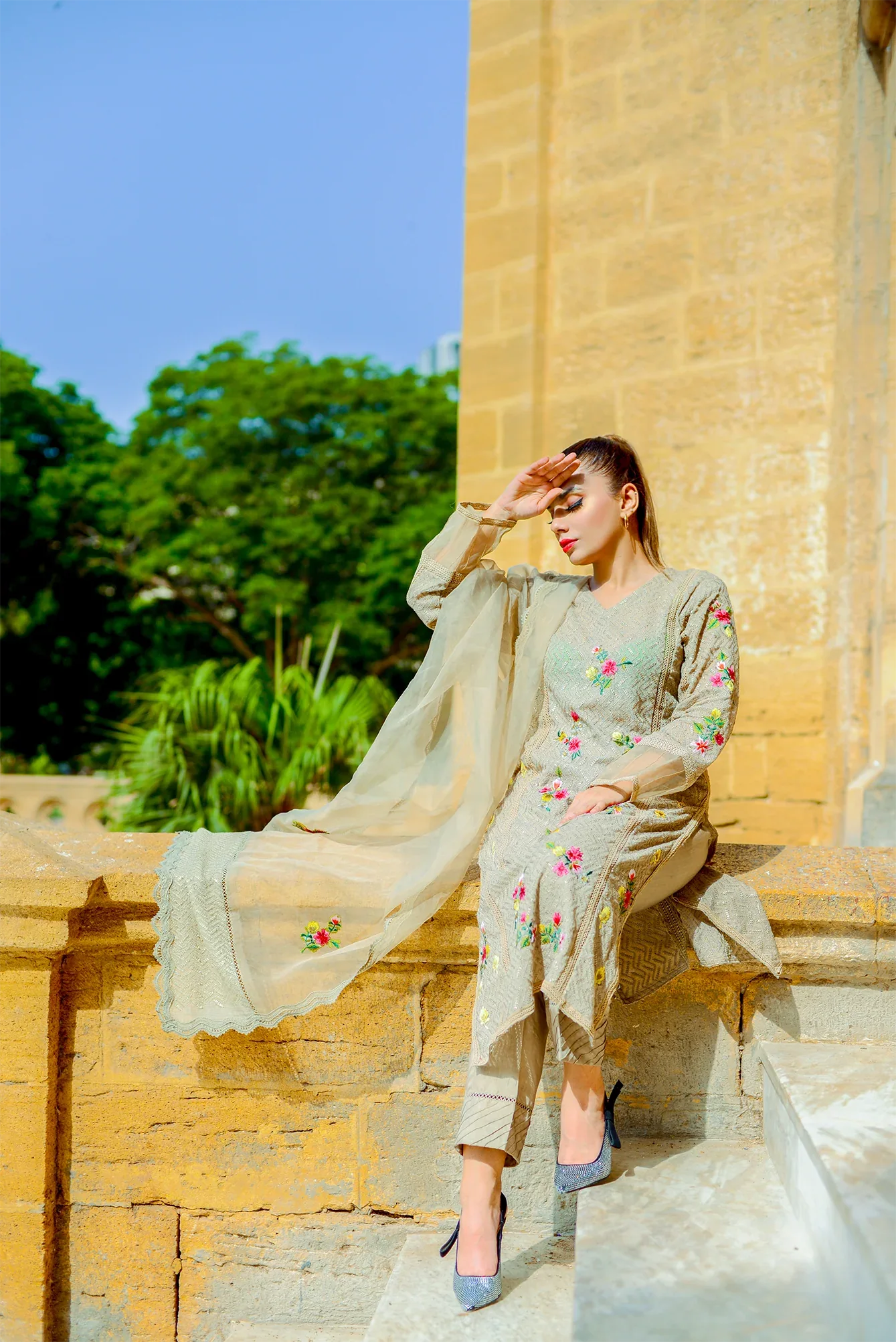 Muntaha | Luxe Formal | MC1-01 - Aqsa Fabrics