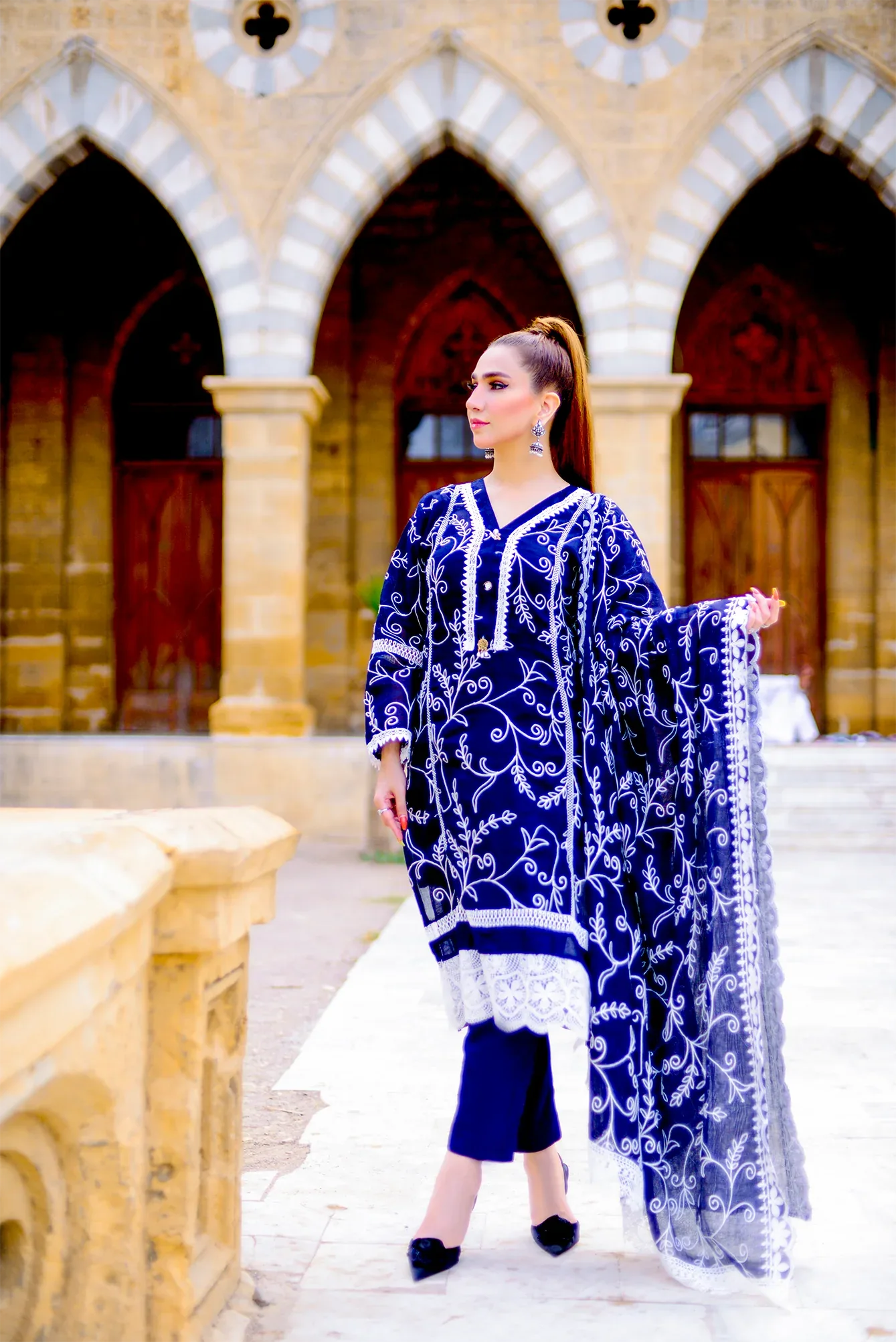 Muntaha | Luxe Formal | MC1-02 - Aqsa Fabrics