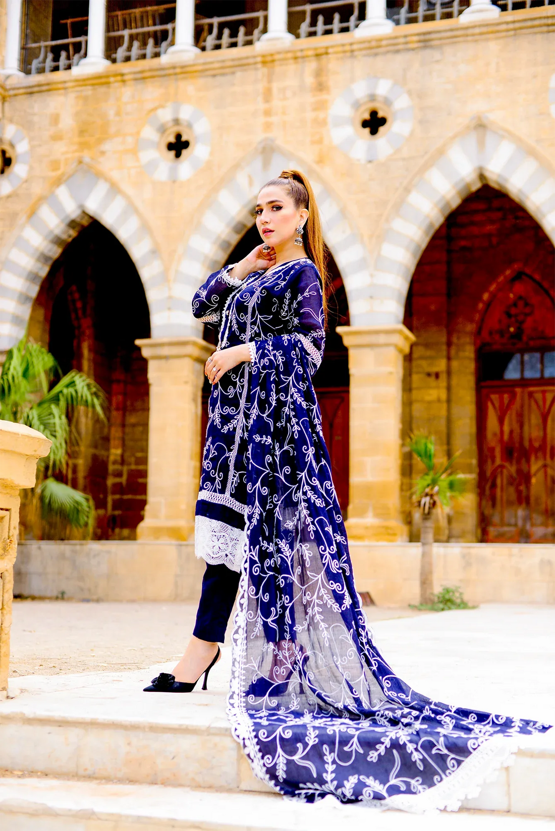 Muntaha | Luxe Formal | MC1-02 - Aqsa Fabrics