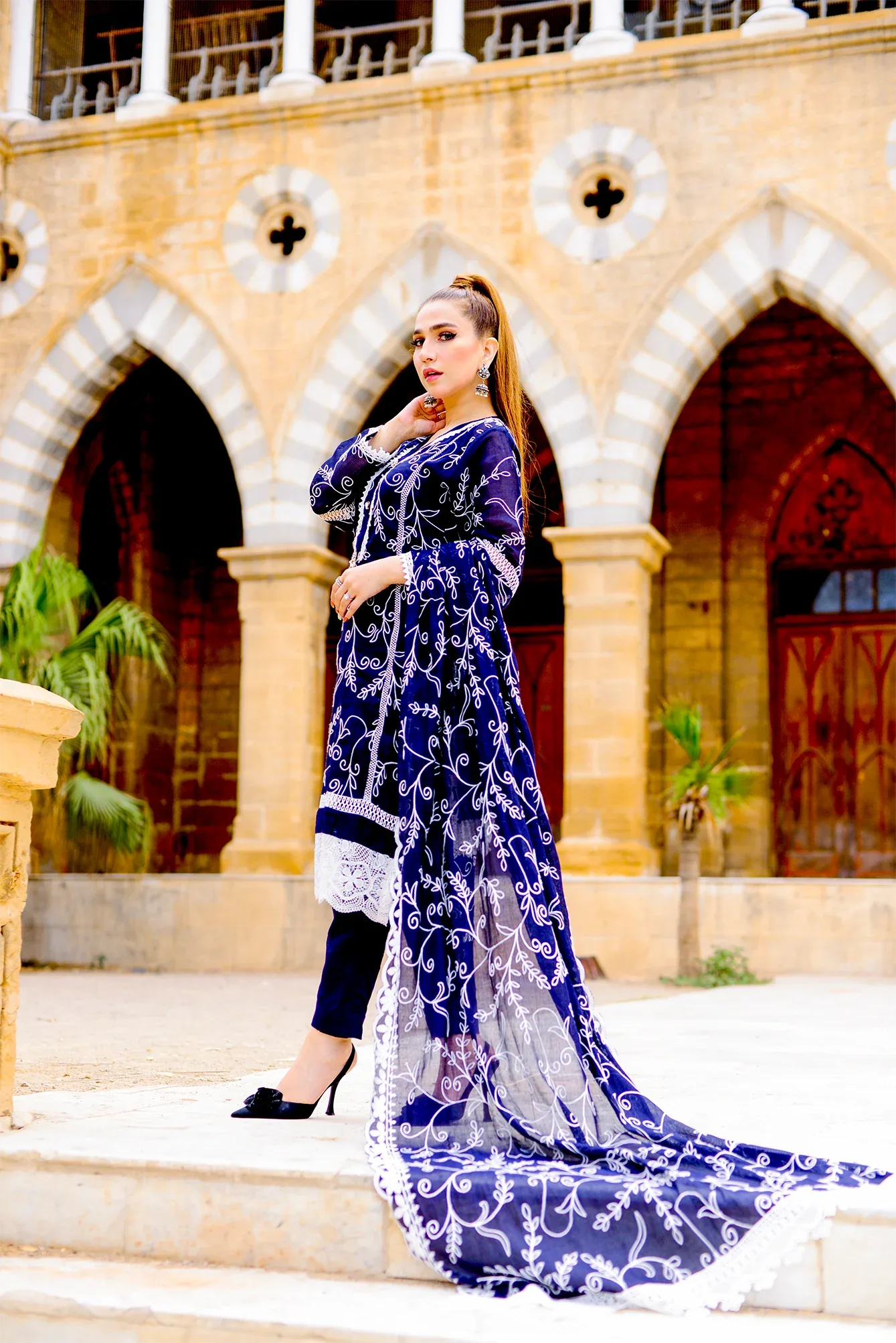 Muntaha | Luxe Formal | MC1-02 - Aqsa Fabrics