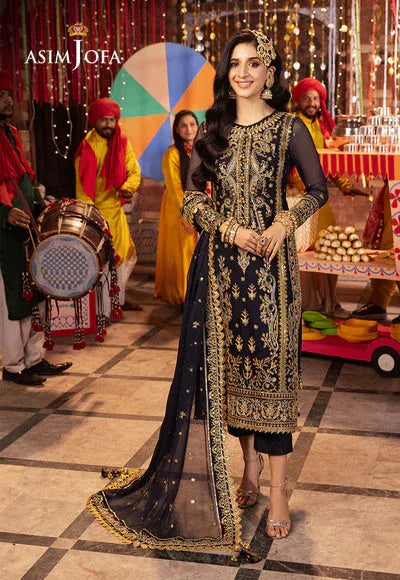 Asim Jofa | Chamak Damak Festive 24 | AJCD-11 - Aqsa Fabrics