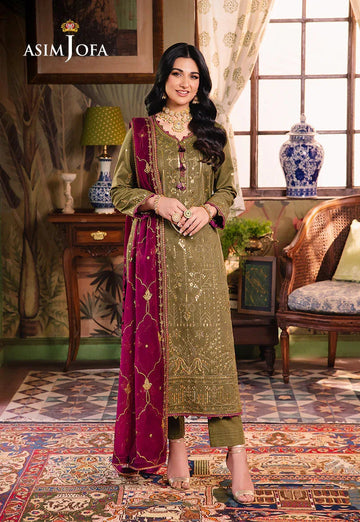 Asim Jofa | Afsanay Luxury Pret | AJLP-08 - Aqsa Fabrics