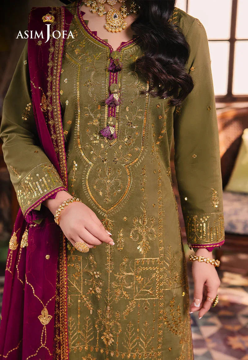 Asim Jofa | Afsanay Luxury Pret | AJLP-08 - Aqsa Fabrics