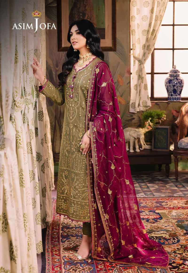 Asim Jofa | Afsanay Luxury Pret | AJLP-08 - Aqsa Fabrics