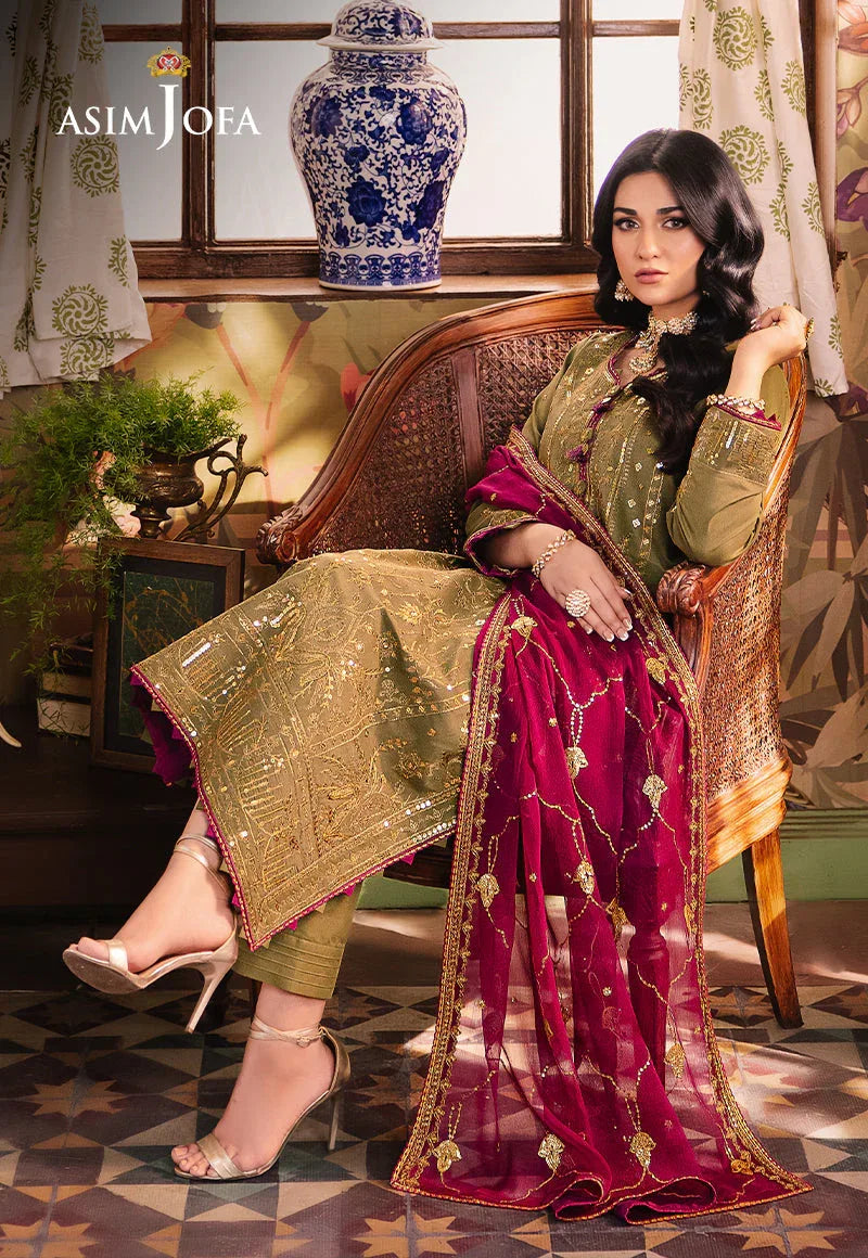 Asim Jofa | Afsanay Luxury Pret | AJLP-08 - Aqsa Fabrics