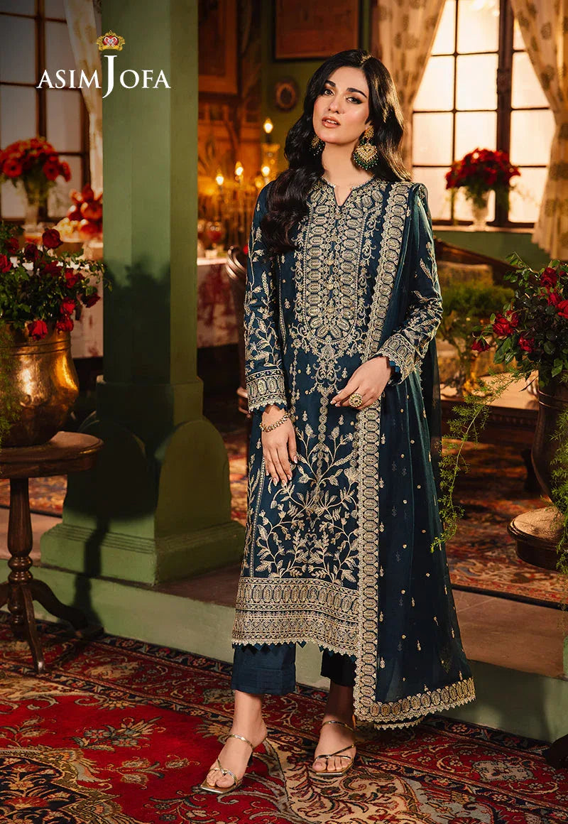 Asim Jofa | Afsanay Luxury Pret | AJLP-07 - Aqsa Fabrics