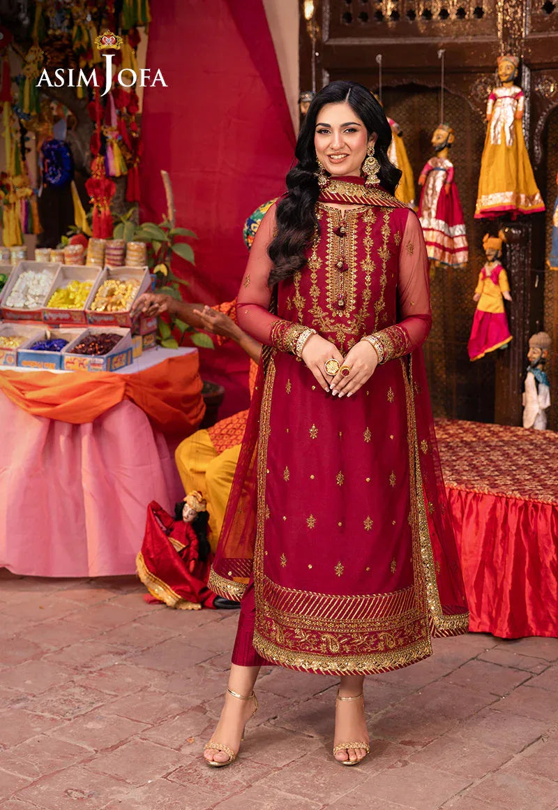 Asim Jofa | Pyaar Diyan Gallan Formals | AJEM-19 - Aqsa Fabrics