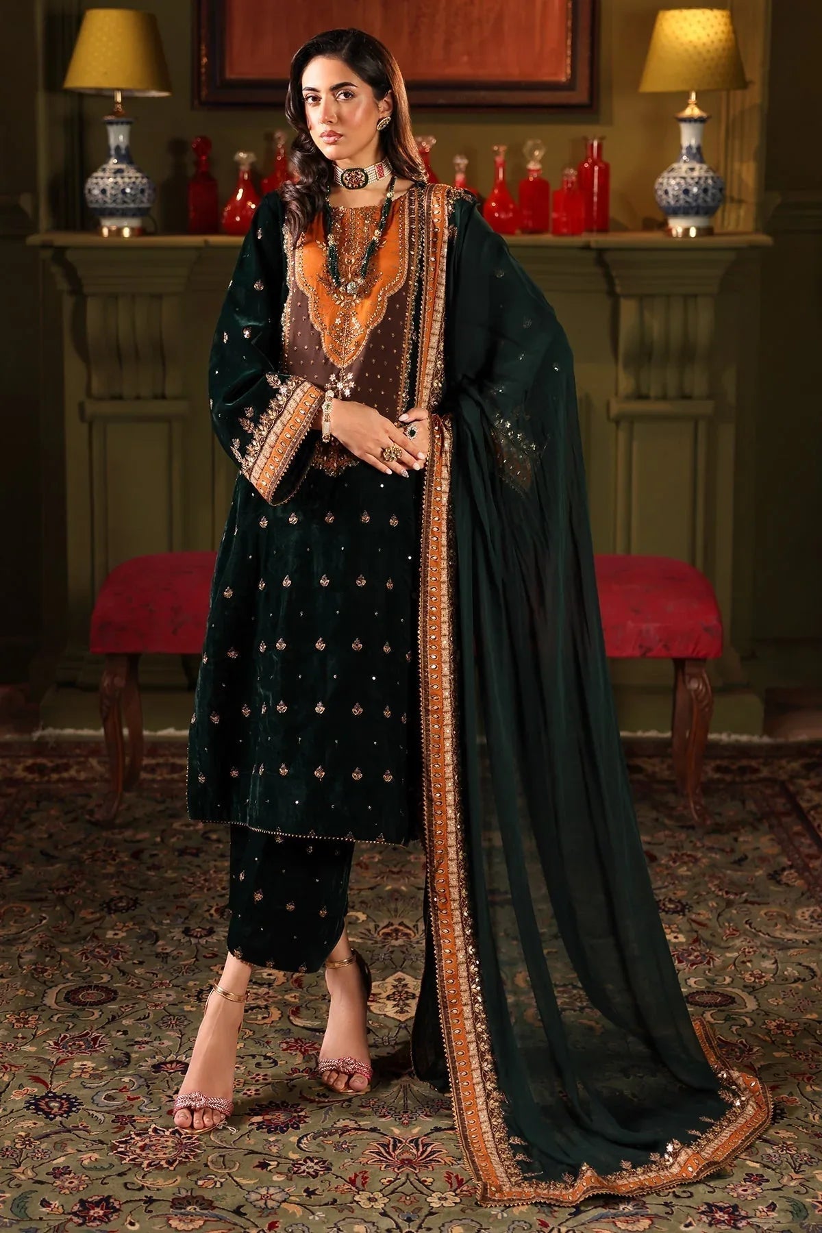 Charizma | Signora Velvet | VELVET CVT4-10 - Aqsa Fabrics