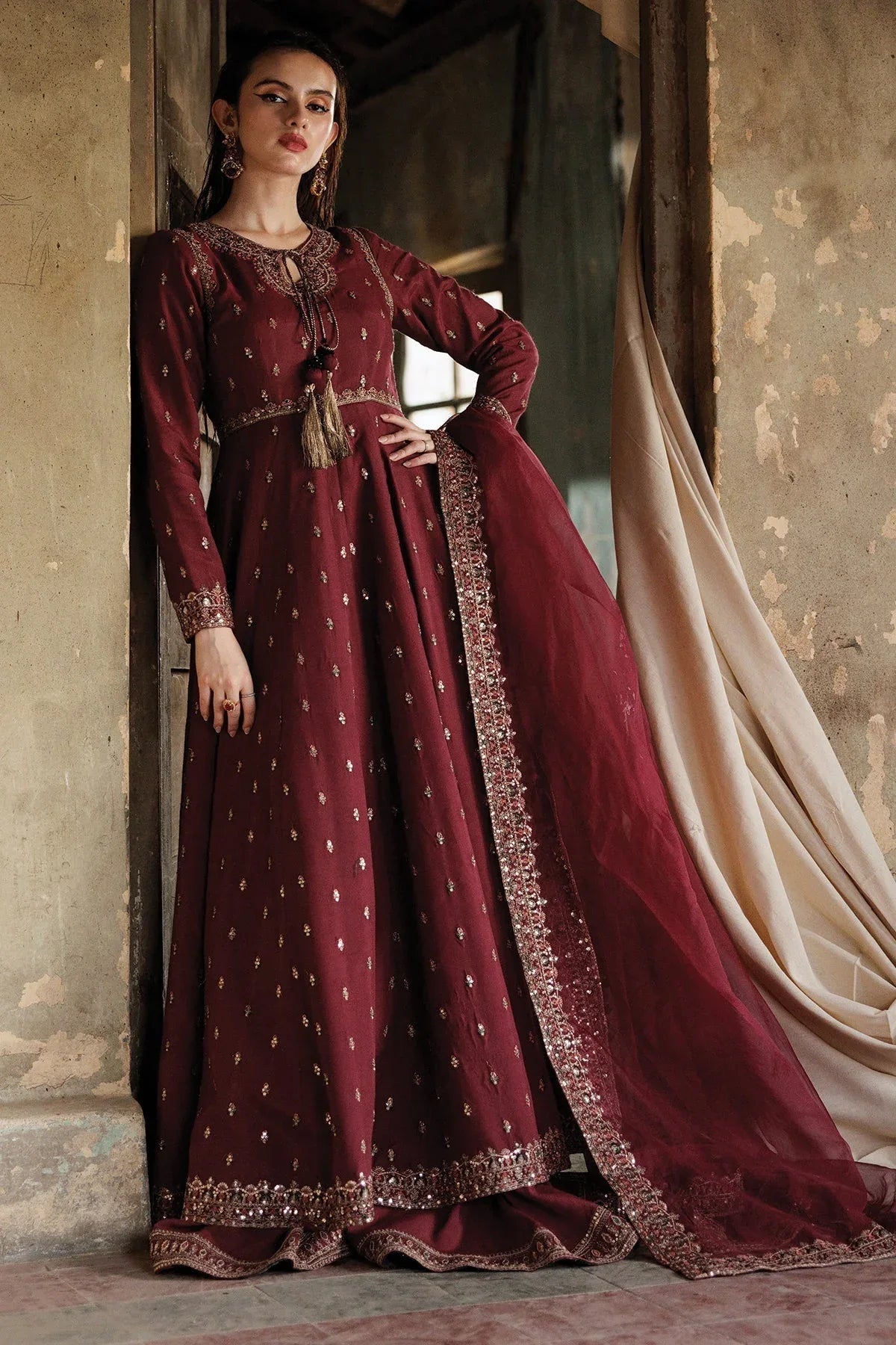 Charizma | Statement Dresses | CMA-4-088 - Aqsa Fabrics