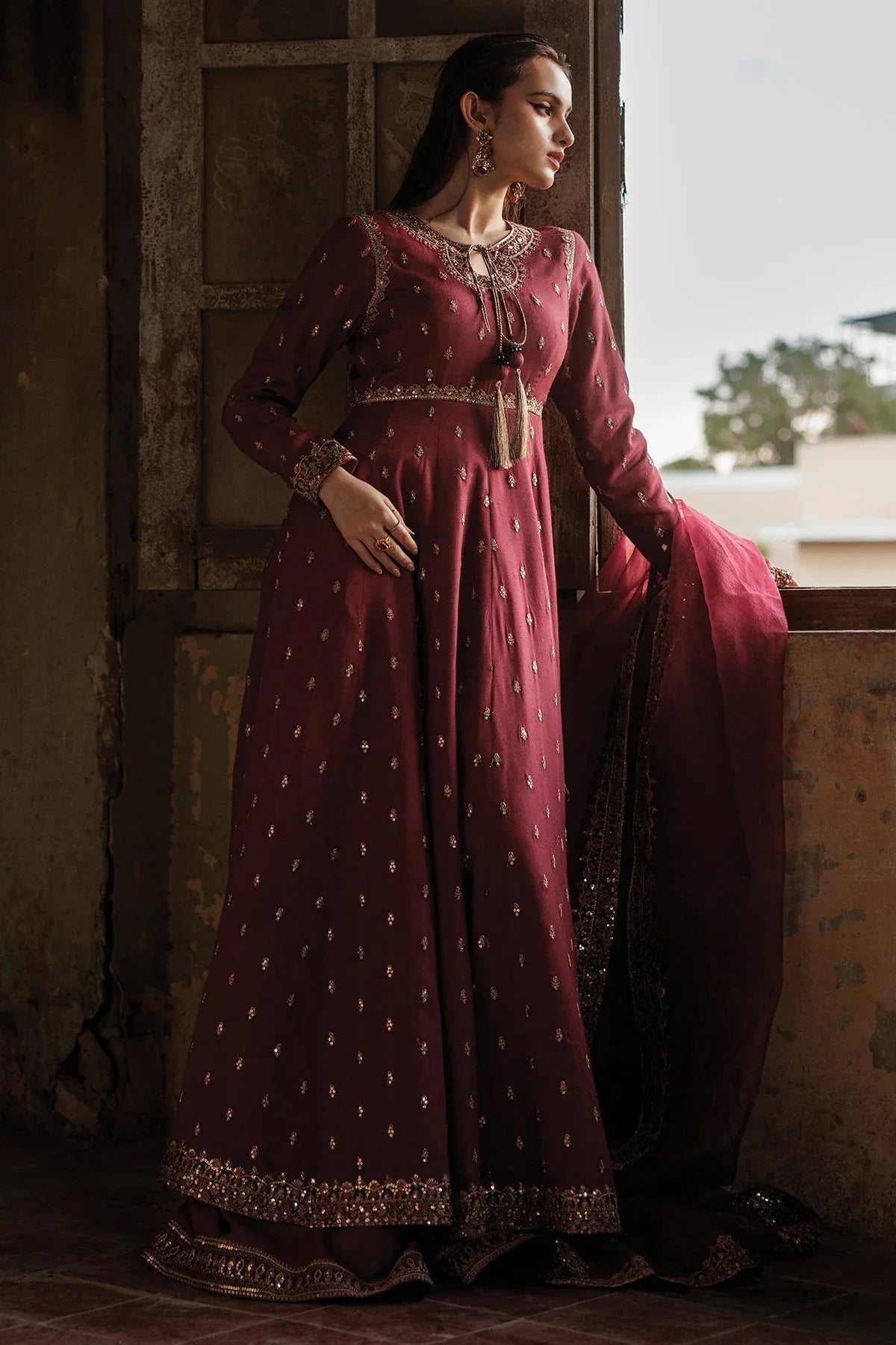 Charizma | Statement Dresses | CMA-4-088 - Aqsa Fabrics
