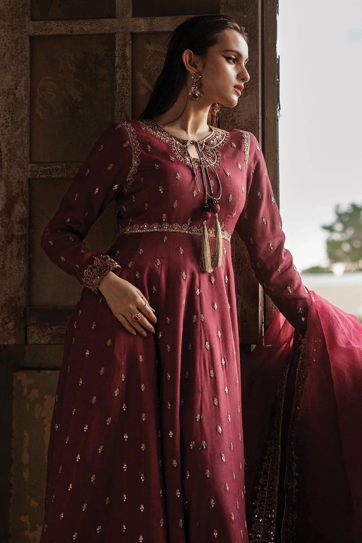 Charizma | Statement Dresses | CMA-4-088 - Aqsa Fabrics