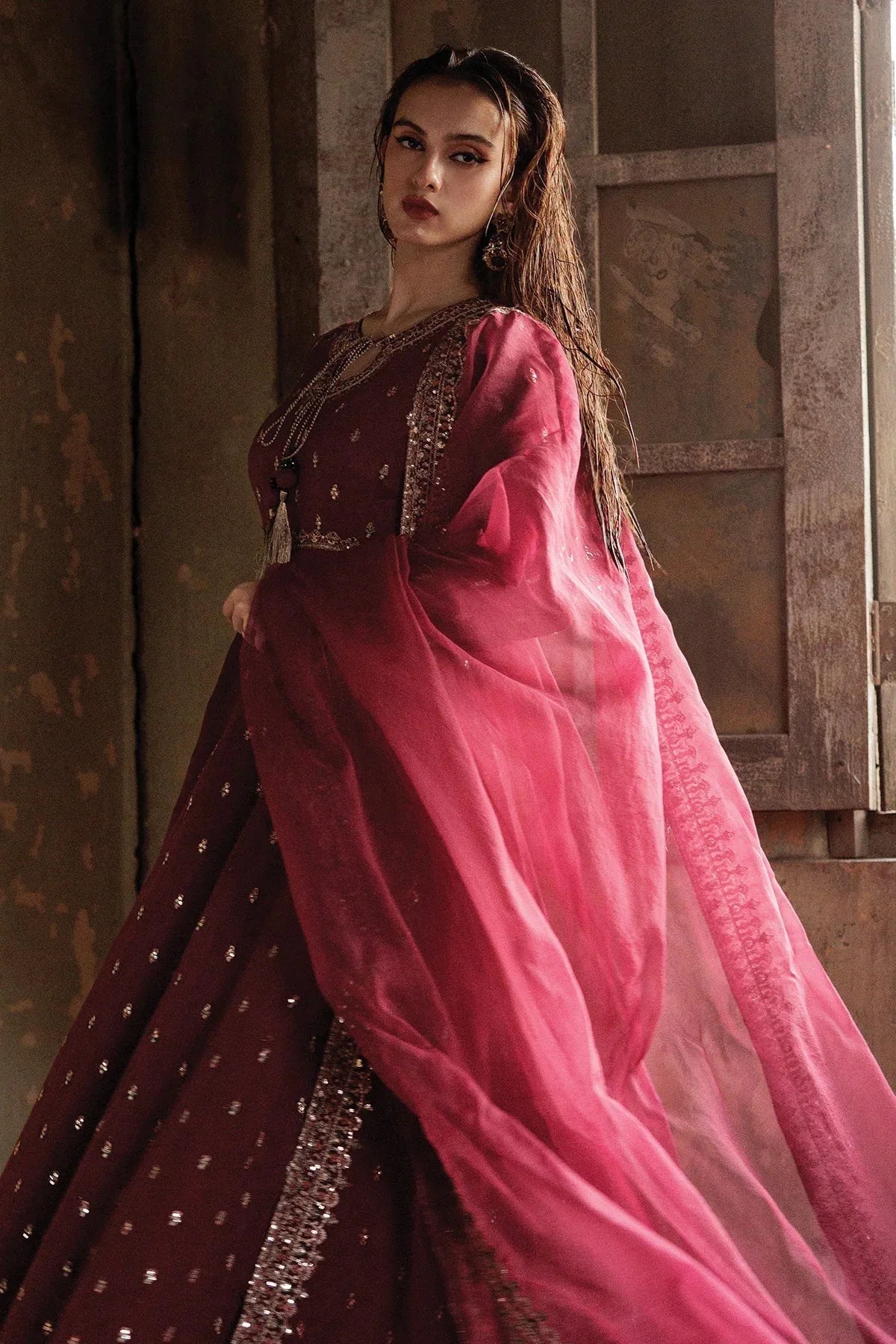 Charizma | Statement Dresses | CMA-4-088 - Aqsa Fabrics