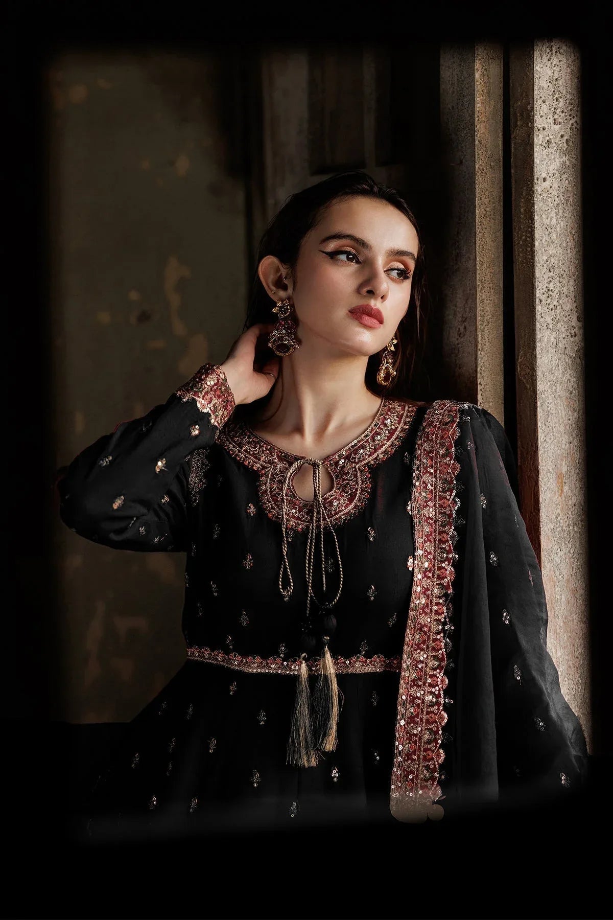 Charizma | Statement Dresses |  CMA-4-088 - Aqsa Fabrics