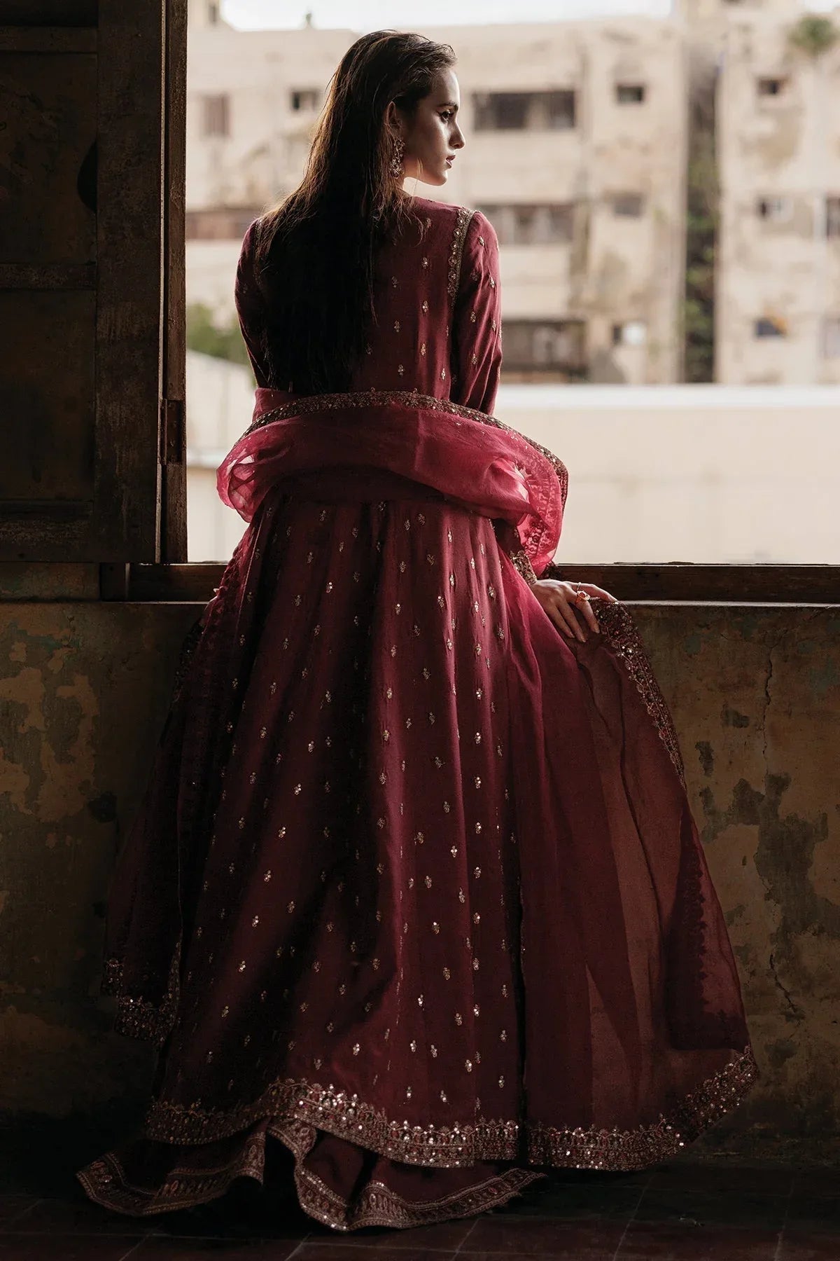 Charizma | Statement Dresses | CMA-4-088 - Aqsa Fabrics