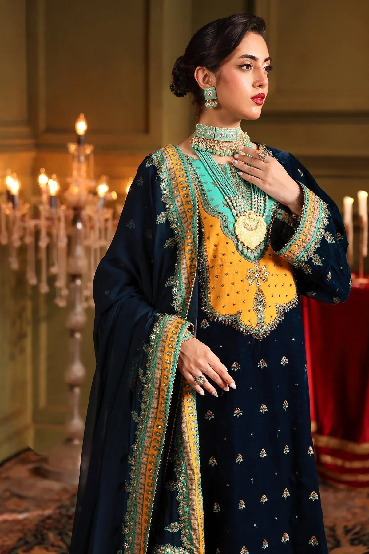 Charizma | Signora Velvet | VELVET CVT4-13 - Aqsa Fabrics