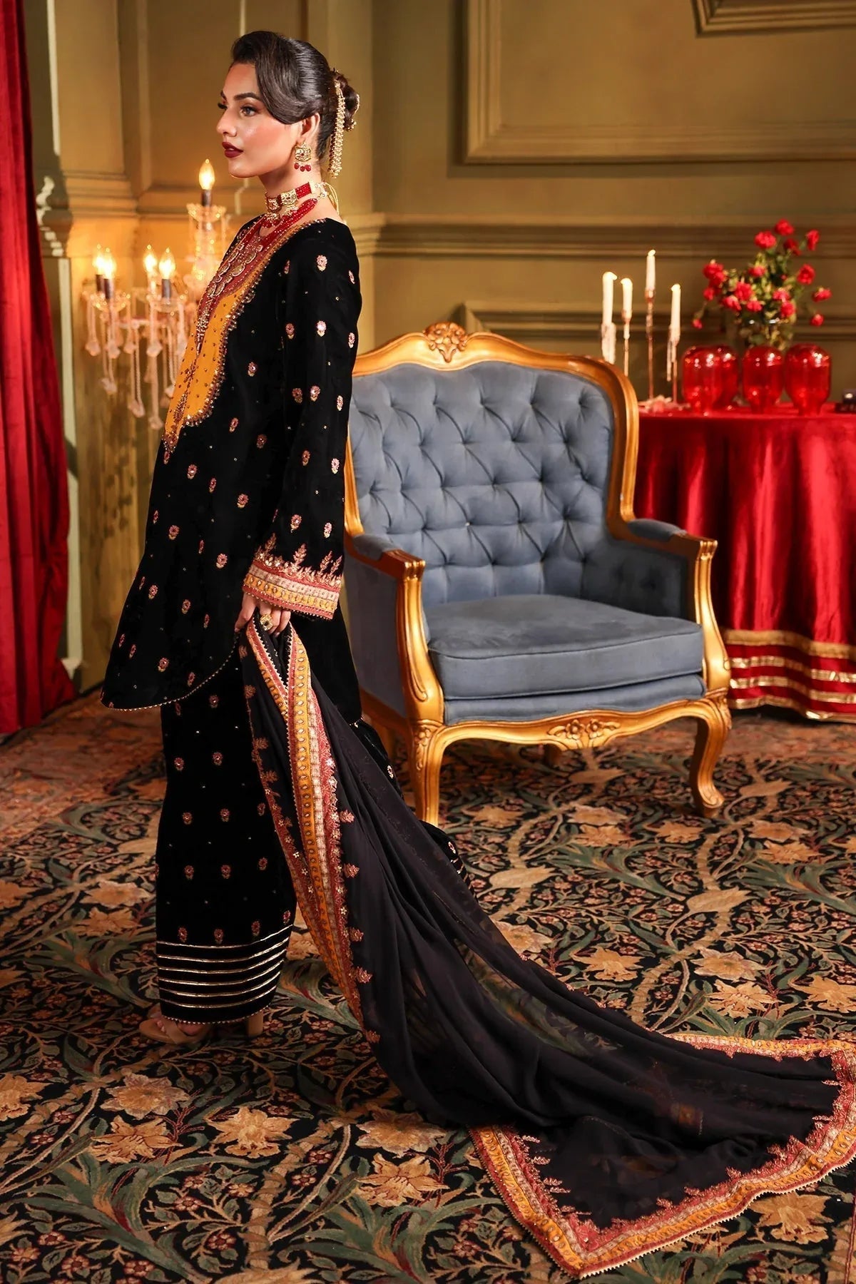 Charizma | Signora Velvet | VELVET CVT4-14 - Aqsa Fabrics