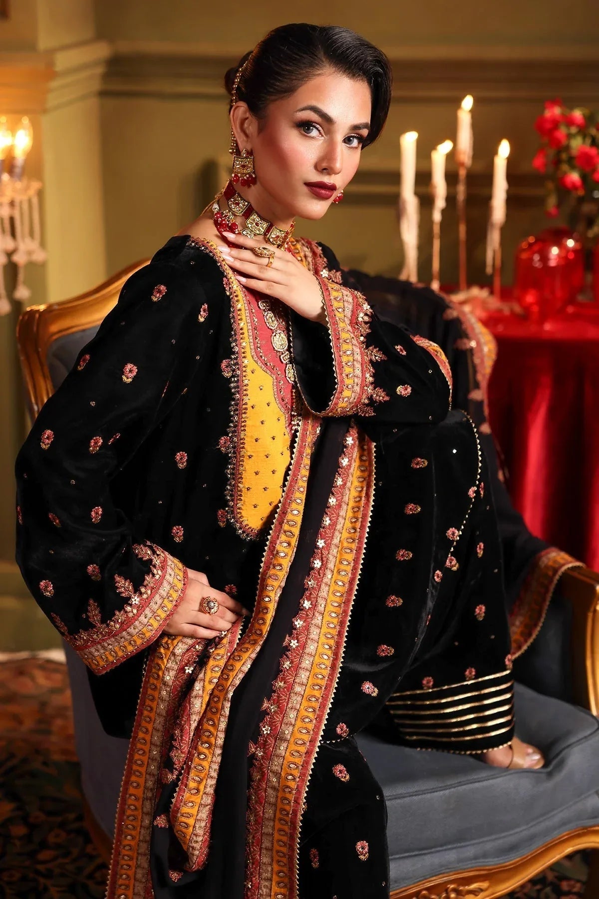 Charizma | Signora Velvet | VELVET CVT4-14 - Aqsa Fabrics