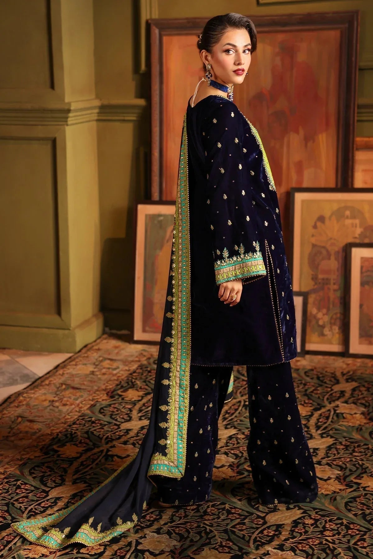 Charizma | Signora Velvet | VELVET CVT4-15 - Aqsa Fabrics