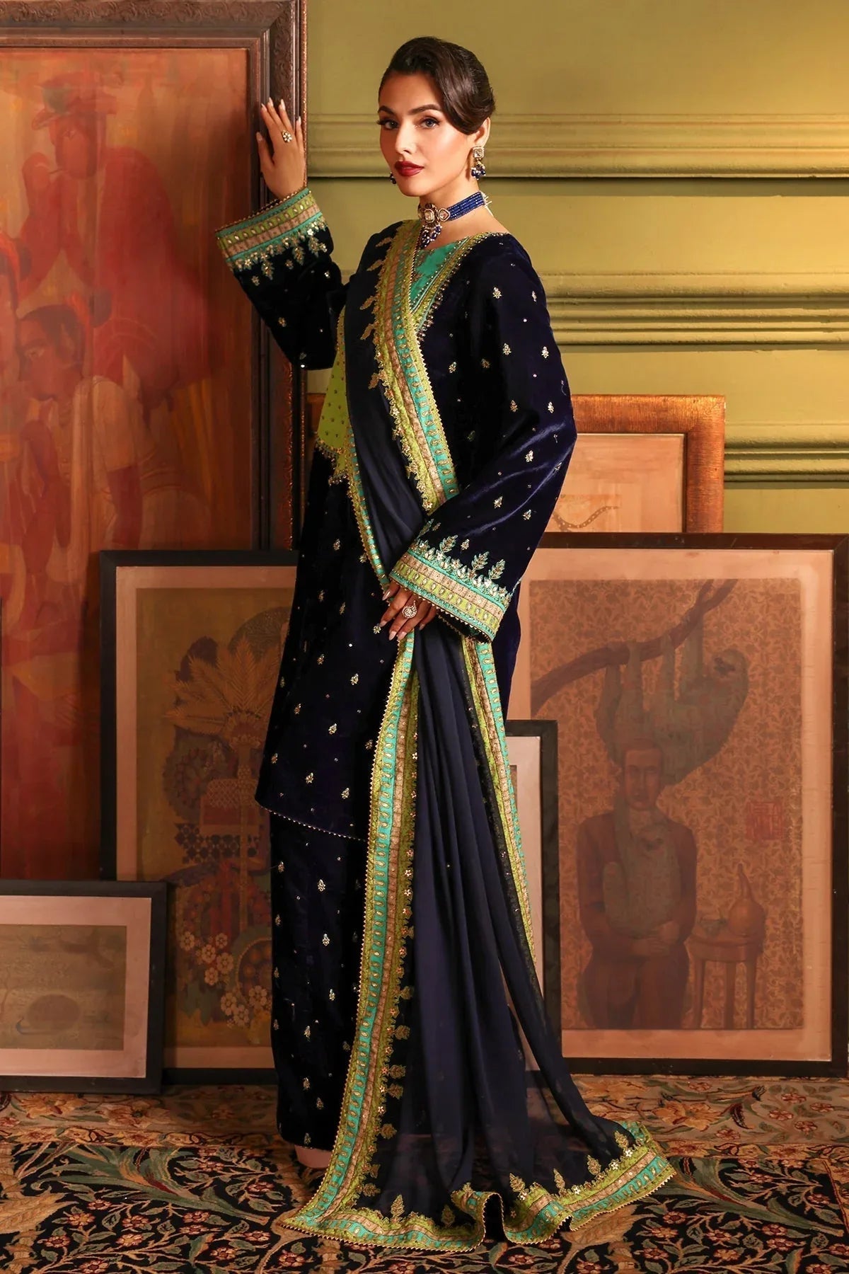 Charizma | Signora Velvet | VELVET CVT4-15 - Aqsa Fabrics