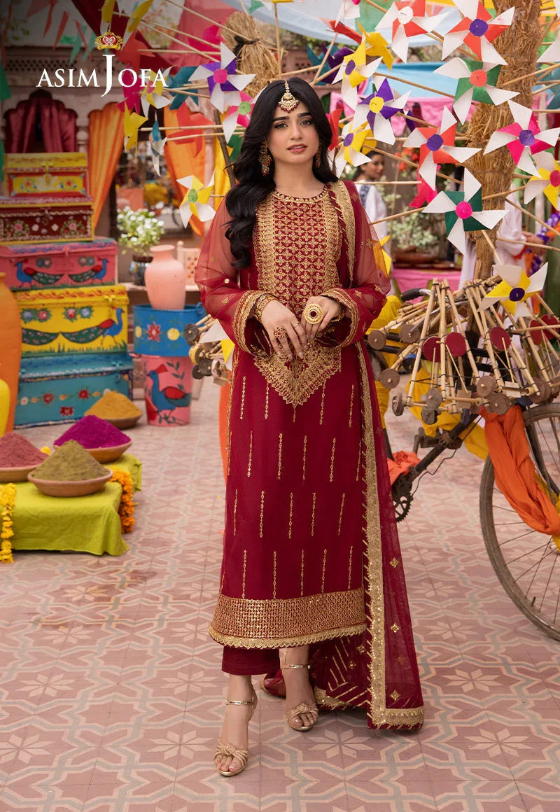 Asim Jofa | Pyaar Diyan Gallan Formals | AJEM-10 - Aqsa Fabrics