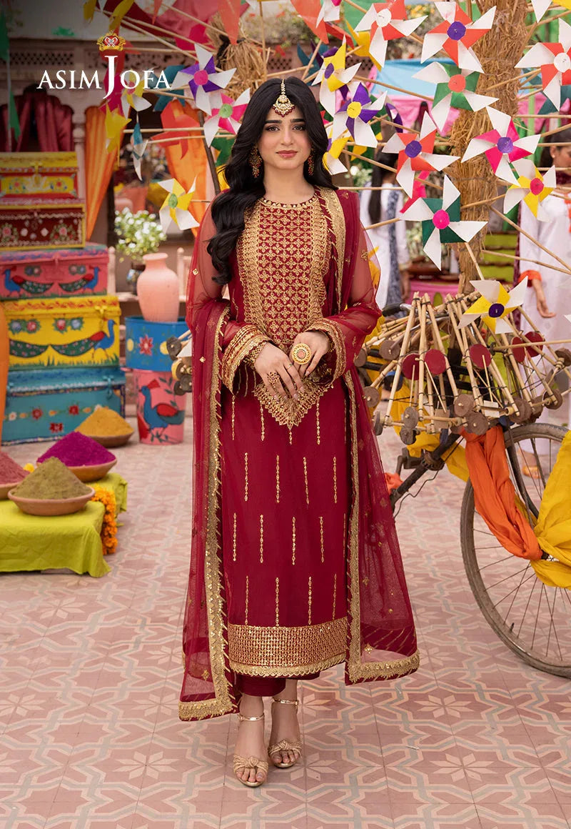 Asim Jofa | Pyaar Diyan Gallan Formals | AJEM-10 - Aqsa Fabrics