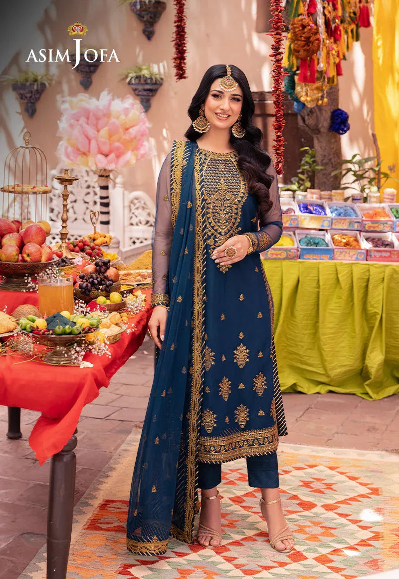 Asim Jofa | Pyaar Diyan Gallan Formals | AJEM-07 - Aqsa Fabrics