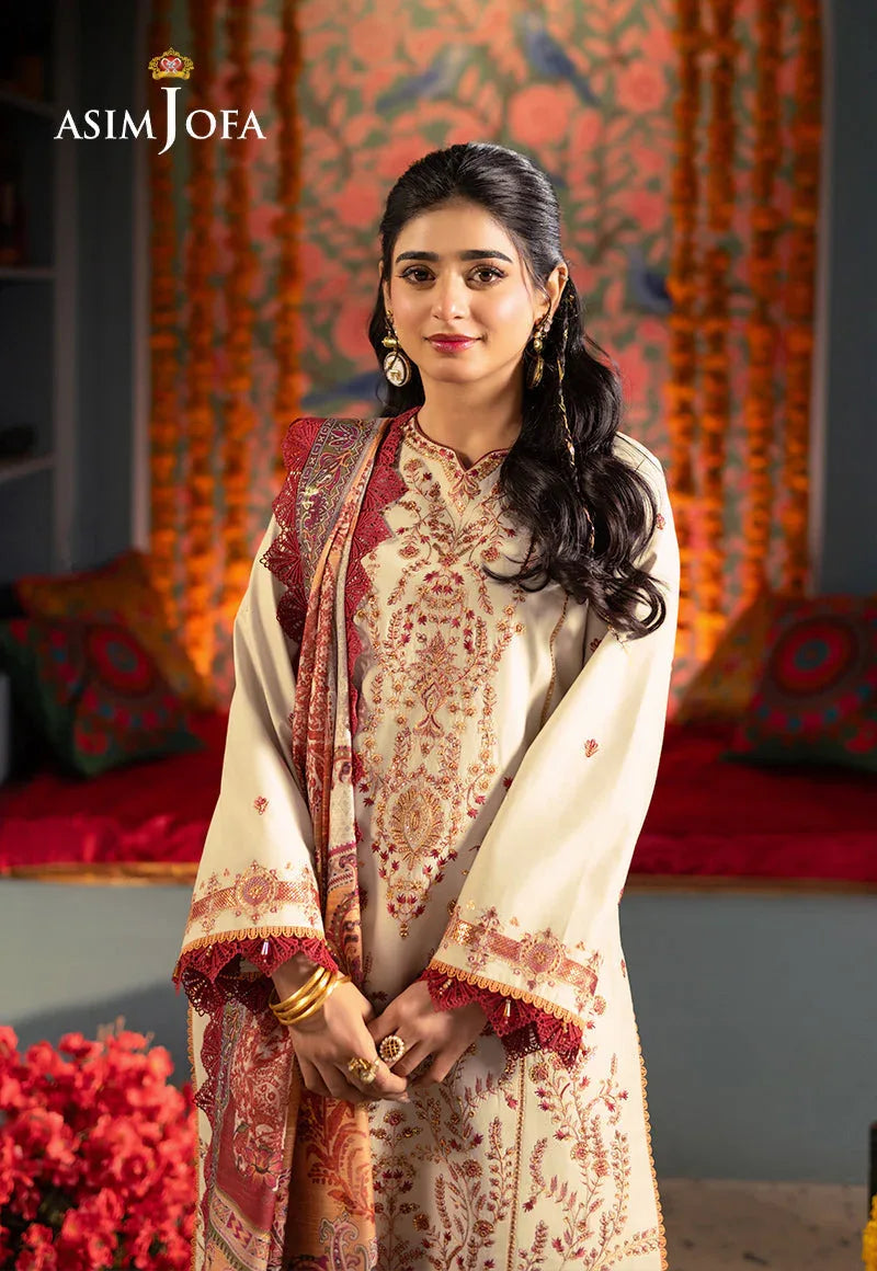 Asim Jofa | Asra Festive Essentials | AJRA-09 - Aqsa Fabrics