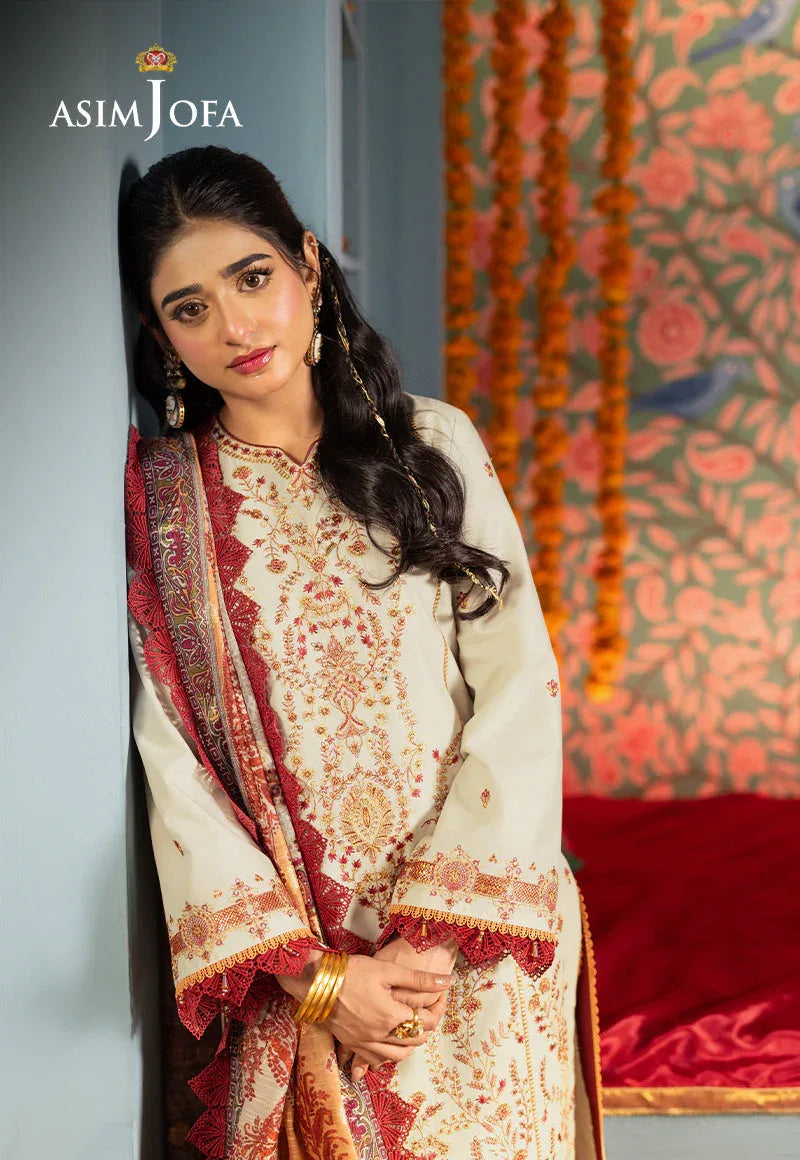Asim Jofa | Asra Festive Essentials | AJRA-09 - Aqsa Fabrics