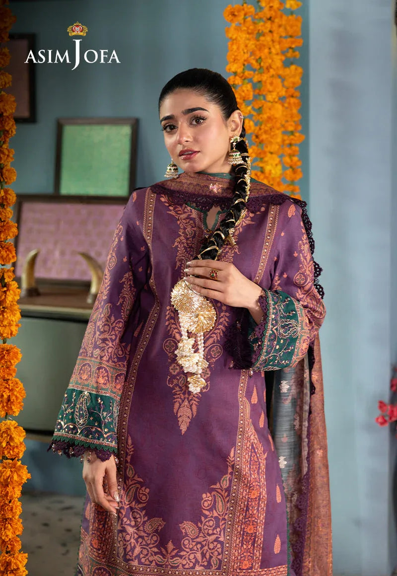 Asim Jofa | Asra Festive Essentials | AJRA-02 - Aqsa Fabrics
