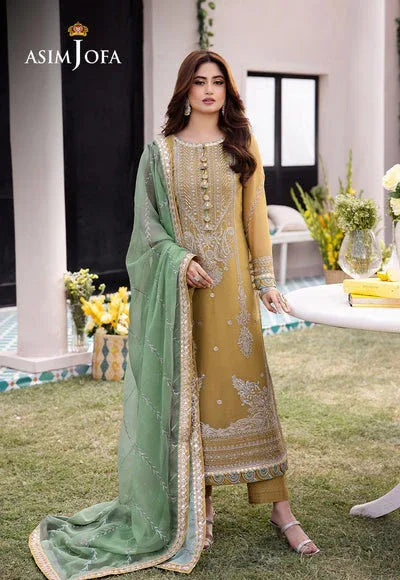 Asim Jofa | Dhanak Rang Collection | AJCF-16 - Aqsa Fabrics