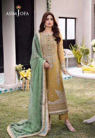 Asim Jofa | Dhanak Rang Collection | AJCF-16 - Aqsa Fabrics